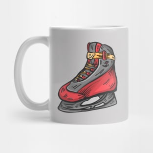 Ice Skate Illustration Mug